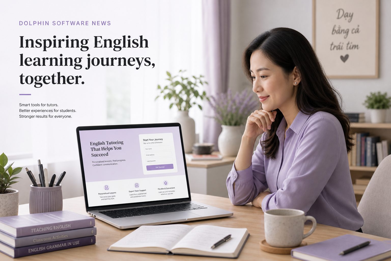 Landing Page Cho Giáo Viên Tiếng Anh Cá Nhân: Vì Sao Facebook Chưa Đủ Để Có Thêm Học Viên?