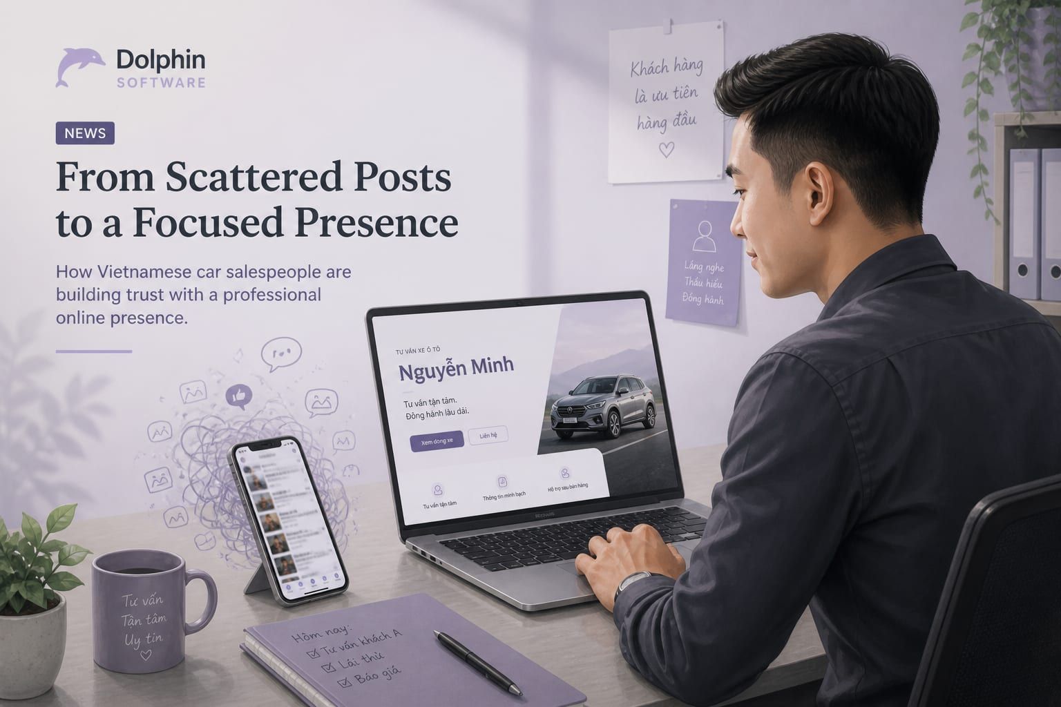 Landing Page Cho Sales Ô Tô Cá Nhân: Vì Sao Facebook Thôi Là Chưa Đủ?
